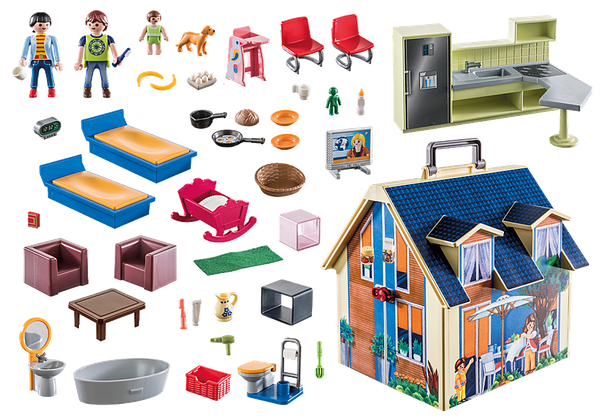 svindler tæmme ingeniør Playmobil Take Along Modern Dollhouse - Toys & Gifts