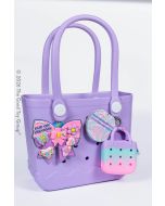 Bowtiful Beach Tote Bag with Charms
