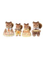 Calico Critters Walnut Squirrel Family