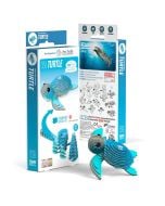Eugy Sea Turtle 3D Cardboard Model Kit