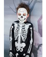 Glow in the Dark Skeleton Shirt, Pants & Mask Size 5-6