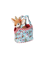 Holiday Sassy Sak with Reindeer