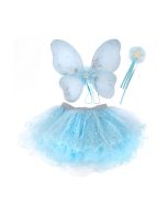 Iridescent Celestial Fairy Wings with Tutu & Wand Size 4-6