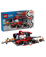 LEGO City F1® Pit Stop & Pit Crew with Ferrari Car