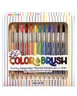 Lil' Color Brush Chunky Watercolor Pencil & Paintbrush in One - Set of 12
