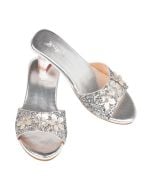 Mariona High Heel Slipper, Silver Size 10/11