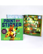 Paint By Sticker Zoo Animals