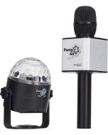 Party 2 Go Karaoke Microphone and Disco Ball
