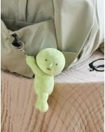 Smiski Hanging On Plush Keychain