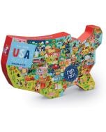 USA Shaped 200pc Puzzle