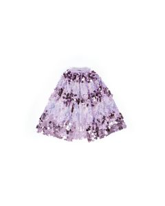 5th Avenue Purple Pailette Cape, Size 4/6