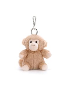 Beige Monkey Bag Charm