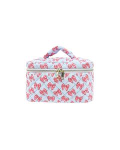 Blue Bow Vanity Bag