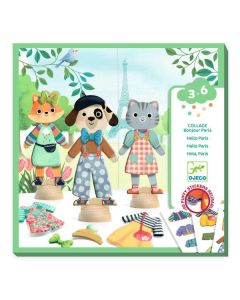 Bonjour Paris Dress Up Collage