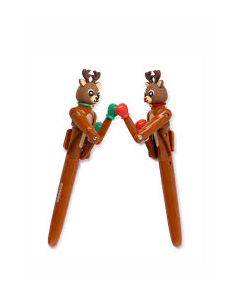 Boxing Reindeer Action Pens