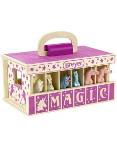 Breyer Unicorn Wooden Stable Playset