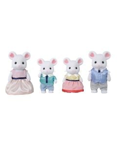 Calico Critters Marshmallow Mouse Family