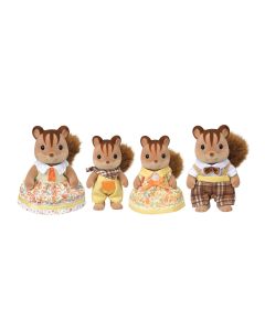 Calico Critters Walnut Squirrel Family