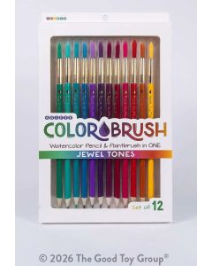 Color Brush Watercolor Pencil & Paintbrush in One - Jewel Tones