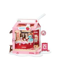 DIY Miniature House Kit: Strawberry Milk Box