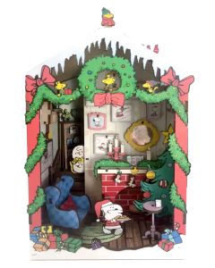 DIY Miniature Peanuts Christmas House