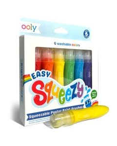 Easy Squeezy Squeezable Poster Paint Brushes 