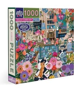 English Flower Shop 1000pc Puzzle