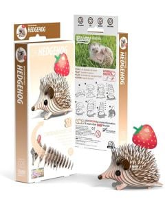 Eugy Hedgehog 3D Cardboard Model Kit