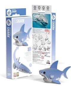 Eugy Shark 3D Cardboard Model Kit