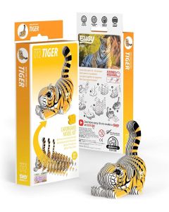 Eugy Tiger 3D Cardboard Model Kit
