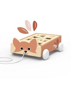 Fox Block Cart Shape Sorter