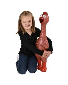 Giant Sparkle Rubber Chicken