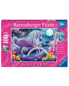 Glitter Unicorn 100pc Puzzle