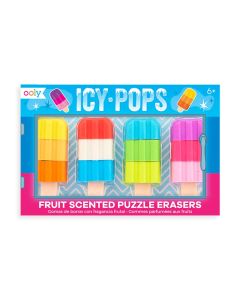 Icy Pops Scented Puzzle Erasers