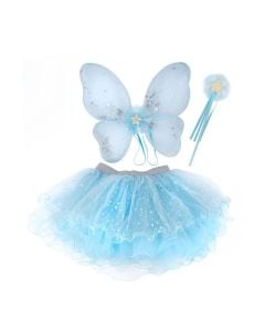 Iridescent Celestial Fairy Wings with Tutu & Wand Size 4-6