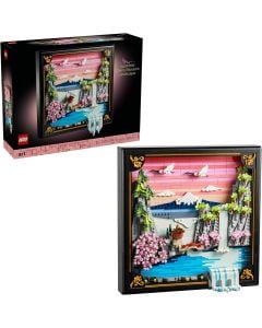 LEGO Art Japanese Cherry Blossom Landscape