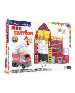 Magna-Tiles Fire Station 50 Piece Set