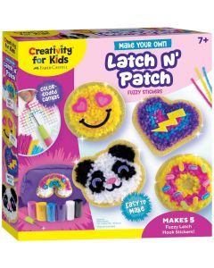 Make Your Own Latch N' Patch Fuzzy Stickers
