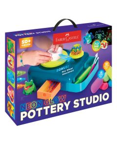 Neon Glow Pottery Wheel