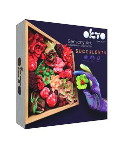 OKTO Sensory Art Wood & Craft Succulents-Passion