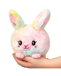 Pastel Tie-Dye Fluffy Bunny Snacker