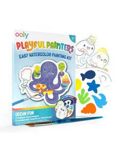 Playful Painters Easy Watercolor Painting - Ocean Fun