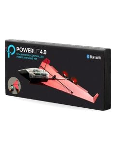 POWERUP 4.0 Smartphone Controlled Paper Airplane Kit - Red