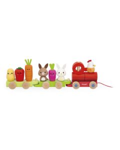 Pull Along Farm Train