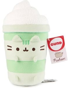 Pusheen Sips Matcha Latte