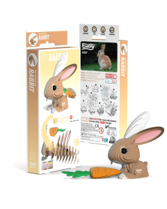 Rabbit 3D Cardboard Model Kit