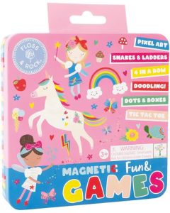 Rainbow Fairy Magnetic Games Tin