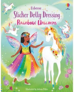 Rainbow Unicorn Sticker Dolly Dressing