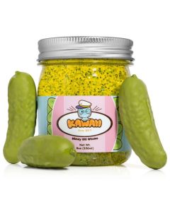Shimmery Pickle Clear Slime