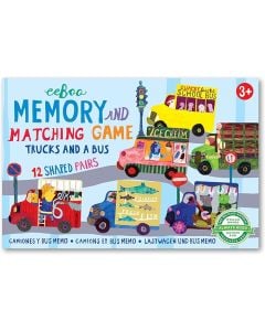 Trucks & A Bus Memory and Matching Game
